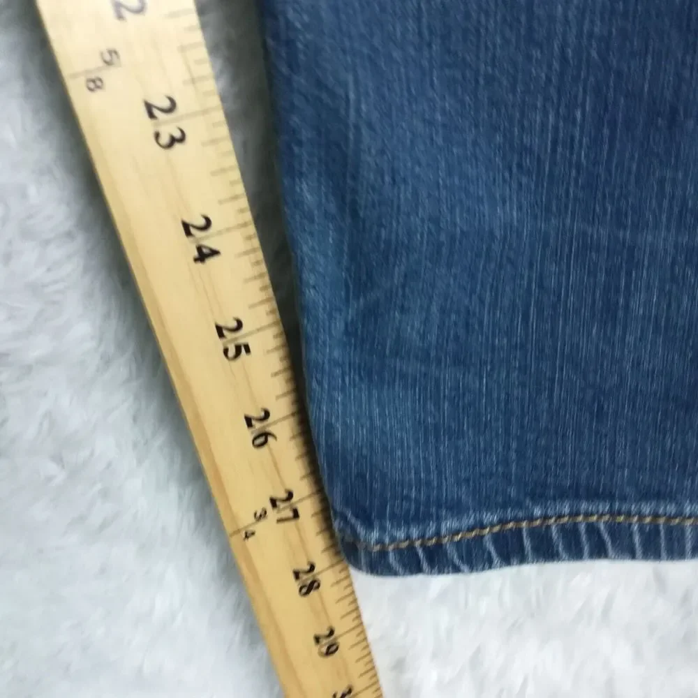 Levi's Mens Jeans 502 Taper Fit‎ Denim Blue Medium Wash Whiskering 31x32